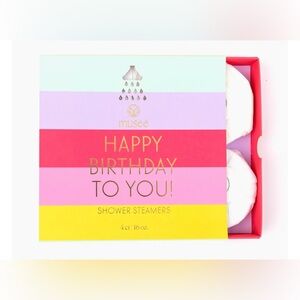 Musee Happy Birthday Shower Steamers - Pastel Multicolor-New